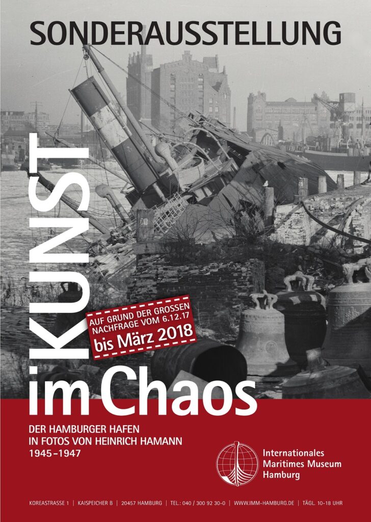 Kunst Kaos Plakat Sonderausstellung Hamburger Hafen Weltkrieg Hamann Internationales Maritimes Museum Hamburg