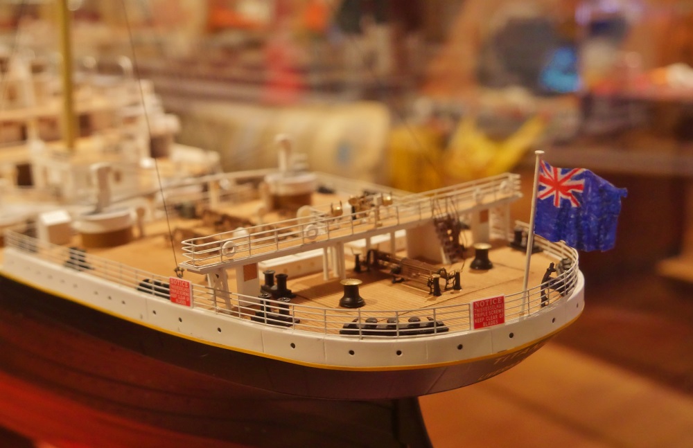 RMS Titanic Very British Lange Nacht der Museen Hamburg 2019 White Star Line Ocean Liner Internationales Maritimes Museum Veranstaltung Event Model Modell Ship Schiff Schifffahrt History Geschichte Modellbau Schiffsmodellbau Peter Tamm sen Stiftung