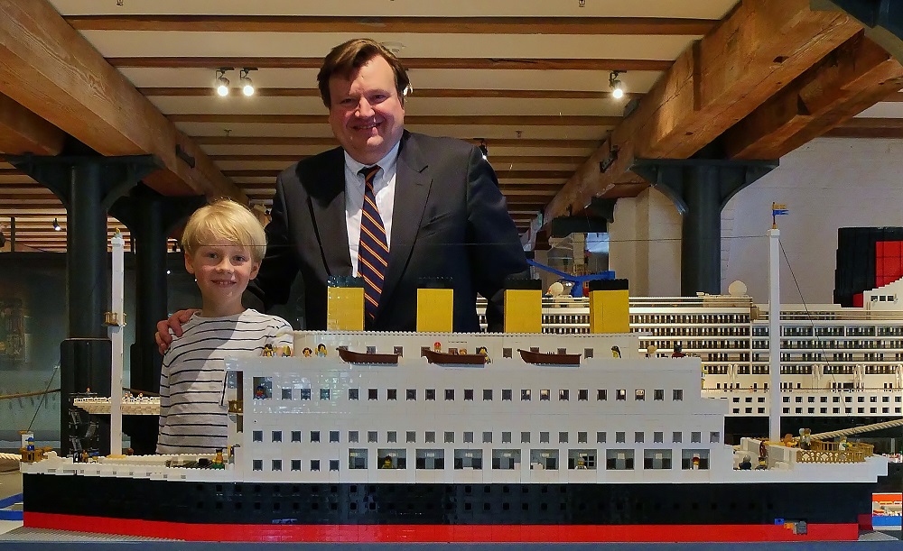 Lego Titanic Internationales Maritimes Museum Hamburg Modell Schiff Bjarne Eisenhut Legoschiff Schifffahrt Ocean Liner Ship Shipping Modelship Deck 1