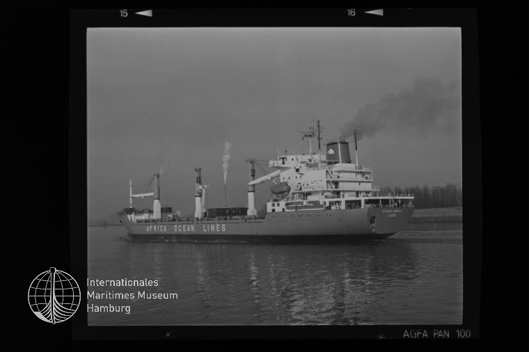 Atinuke Abiola (1986), Frachtschiff, Africa Ocean Lines, Nigeria, Bau-Nr. 202