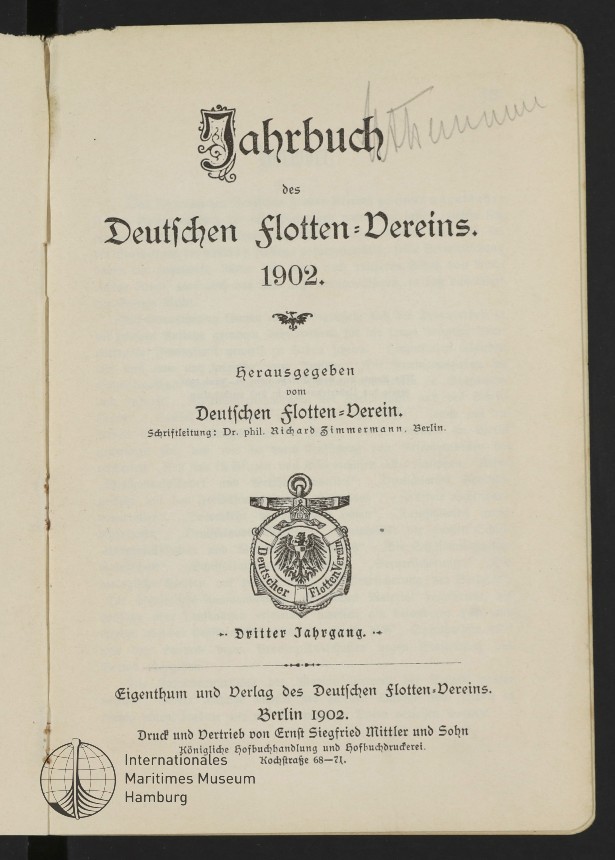 Jahrbuch des Deutschen Flotten-Vereins.