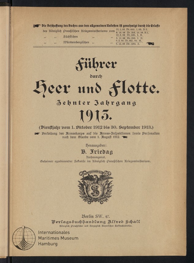 Führer durch Heer und Flotte.