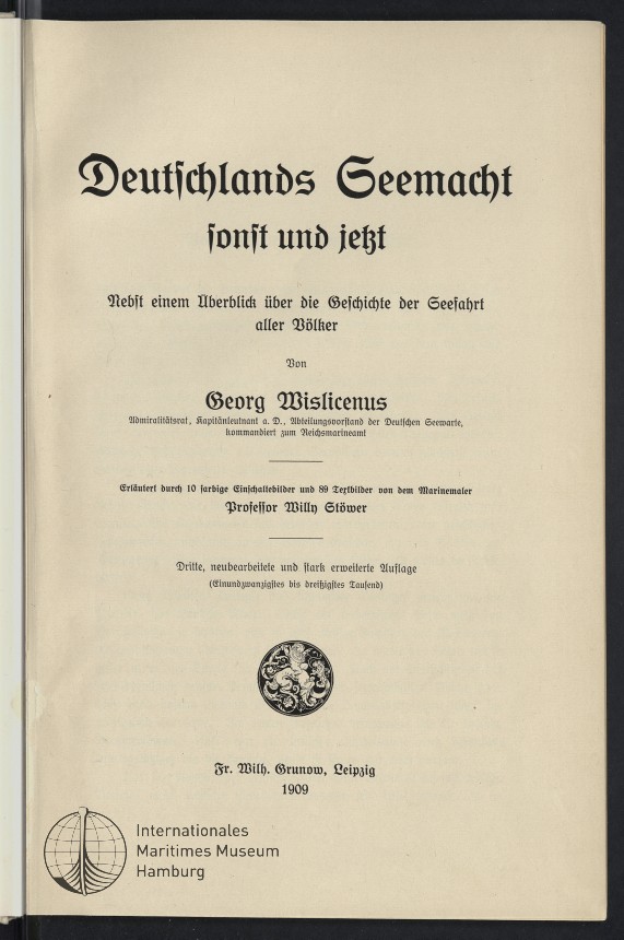Deutschlands Seemacht sonst und jetzt