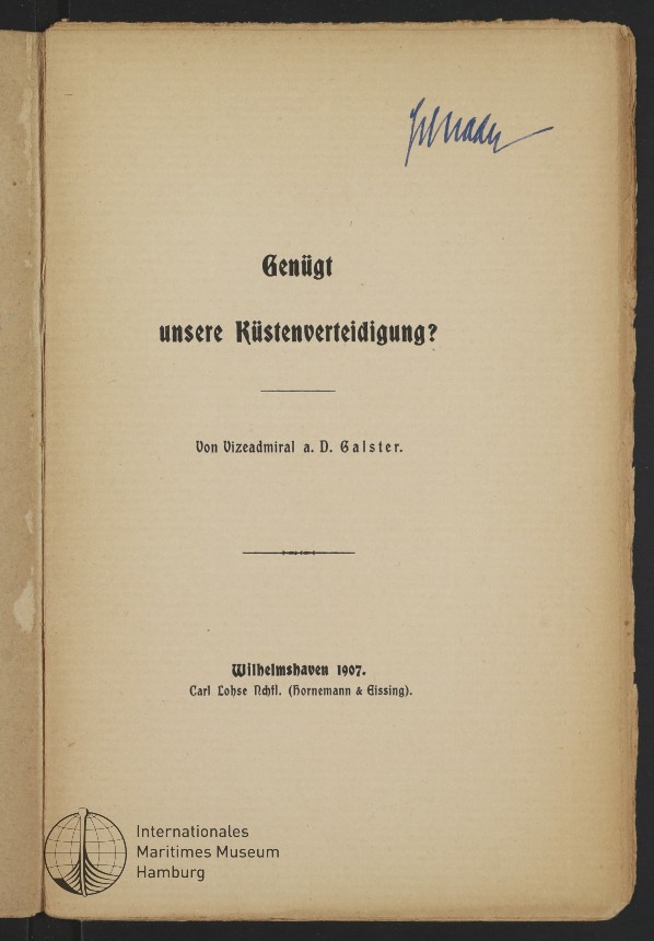 Genügt unsere Küstenverteidigung?