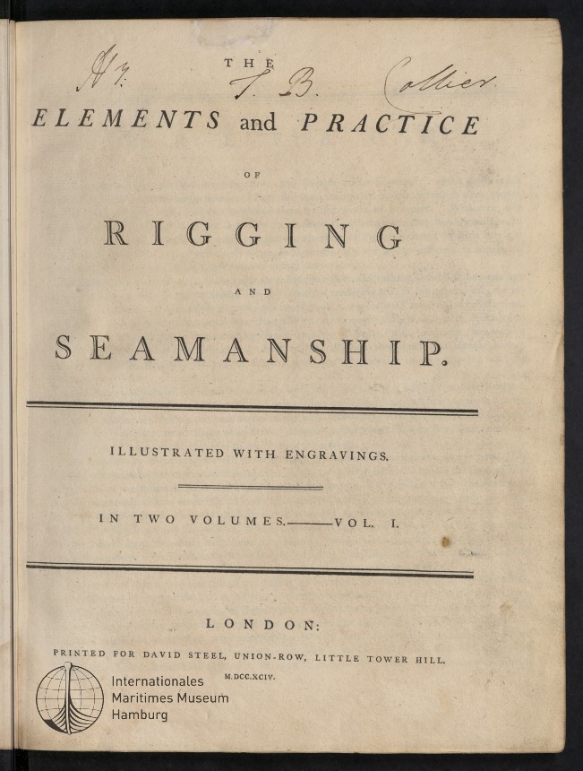 The Elements and Practice of Rigging and Seamanship.
