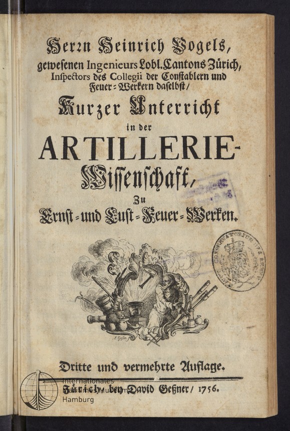 Kurzer Unterricht in der Artillerie-Wissenschaft, Zu Ernst- und Lust-Feuer-Werken.