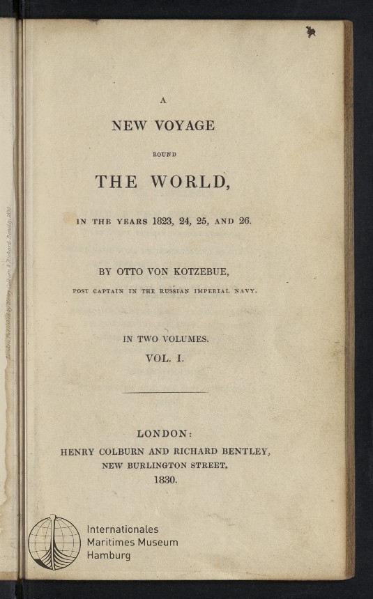 A new voyage round the world, in the years 1823, 24, 25, and 26.