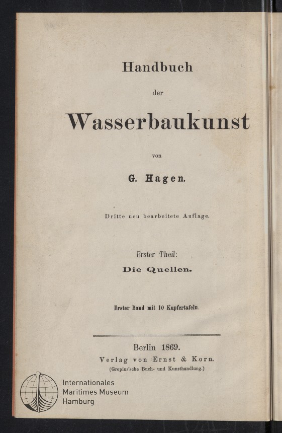 Handbuch der Wasserbaukunst