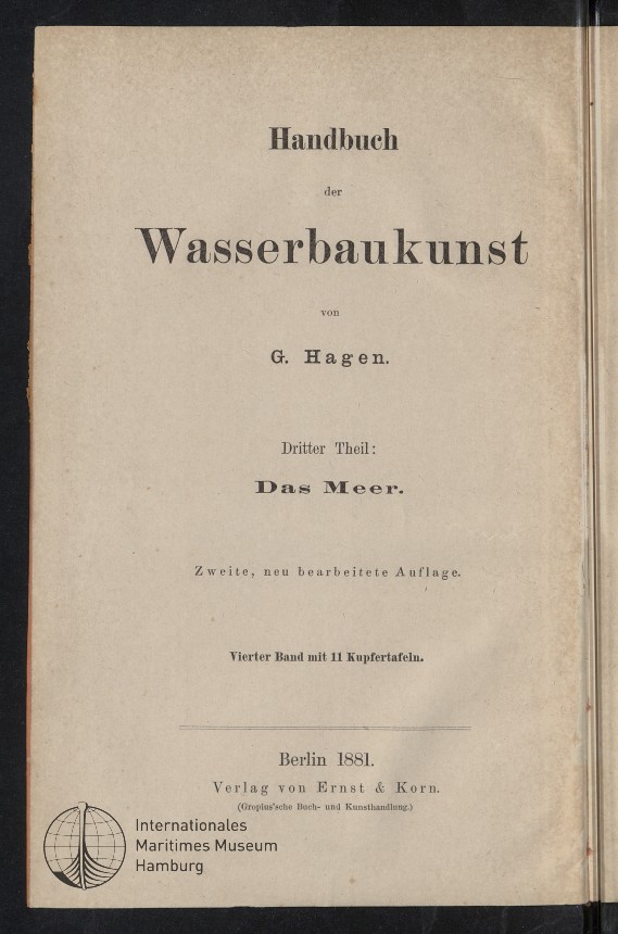 Handbuch der Wasserbaukunst