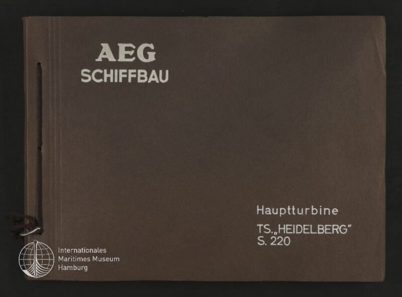 AEG Schiffbau, Hauptturbine TS Heidelberg S. 220