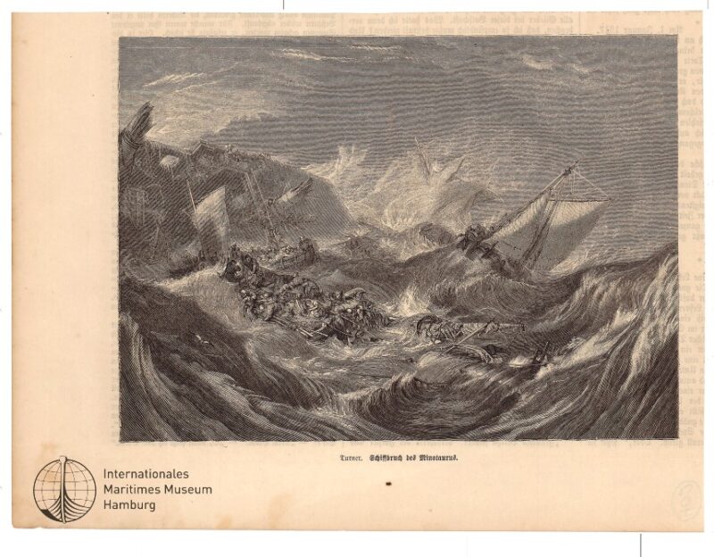 Turner, Schiffbruch des 'Minotaurus'