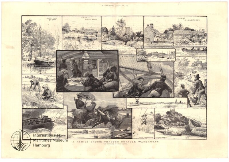 A Family-Cruise through Norfolk Waterways, From Sketches by "The Skipper"