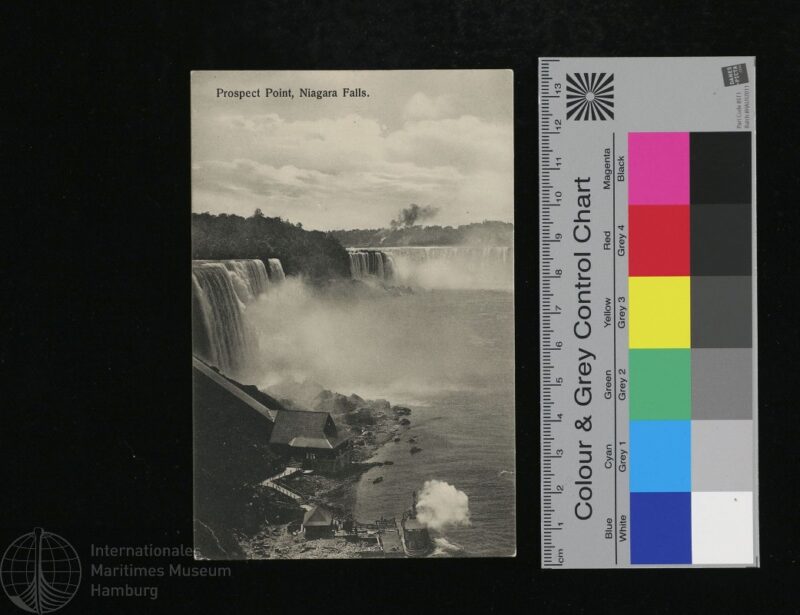 Postkarte von Anna Kannengiesser an Eduard Kannengiesser, Hamburg