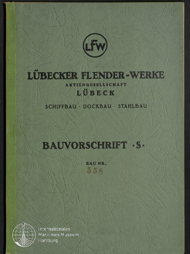 Grün strukturiertes Heftcover mit rundem LFW-Logo oben, dem Titel 