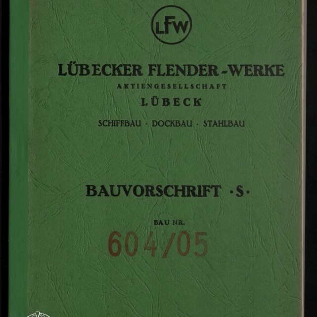 Grüner, strukturiert wirkender Umschlag mit Kreislogo 