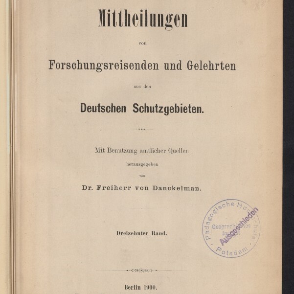 Titelblatt der Publikation 