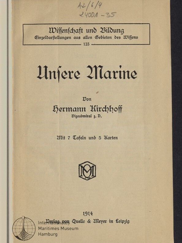 Titelblatt eines Buches von 1914 mit dem großen Frakturtitel 