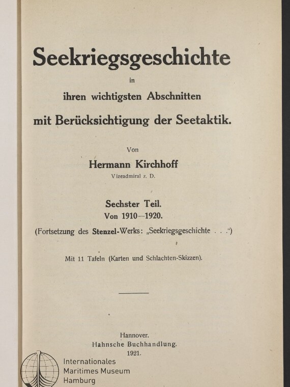Titelblatt eines Buchs mit großem Titel 