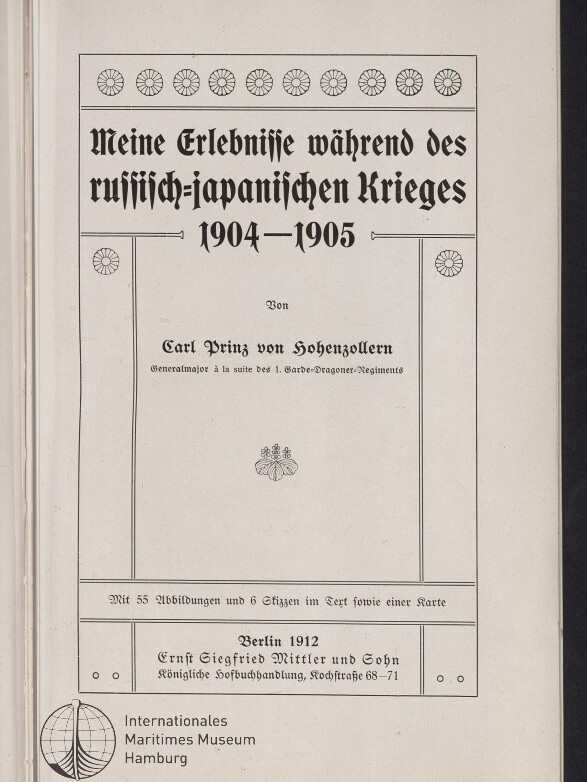 Titelseite eines Buchs mit schwarzer Frakturschrift: 