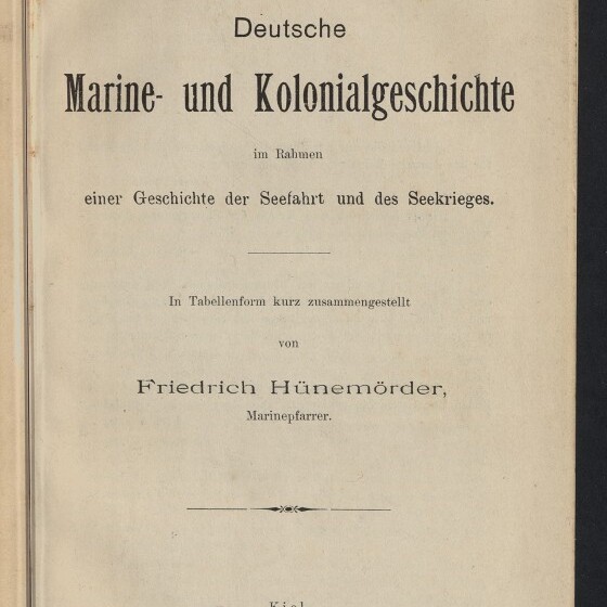 Titelblatt eines Buchs mit großem Titel 