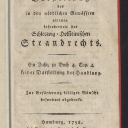 Titelblatt eines historischen Buchs von Johann Georg Büsch (1798) mit schwarzer Frakturschrift und Museumssiegel.