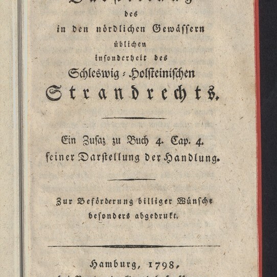 Titelblatt eines historischen Buchs von Johann Georg Büsch (1798) mit schwarzer Frakturschrift und Museumssiegel.