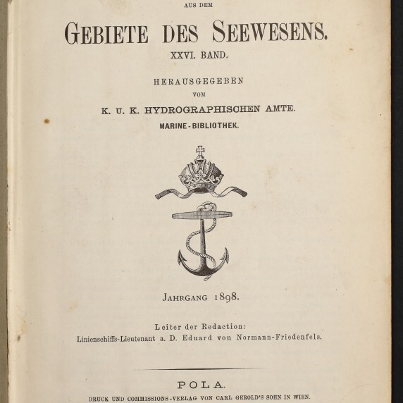 Titelseite einer 1898er Ausgabe 