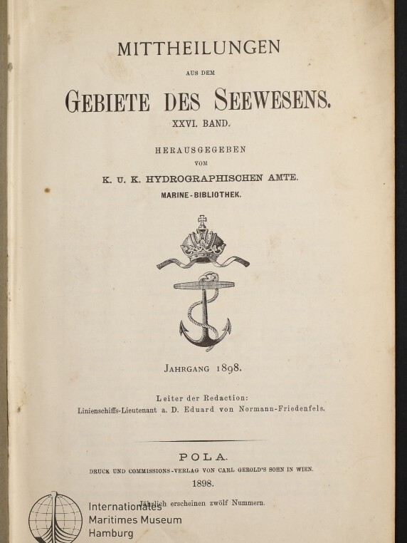 Titelseite einer 1898er Ausgabe 
