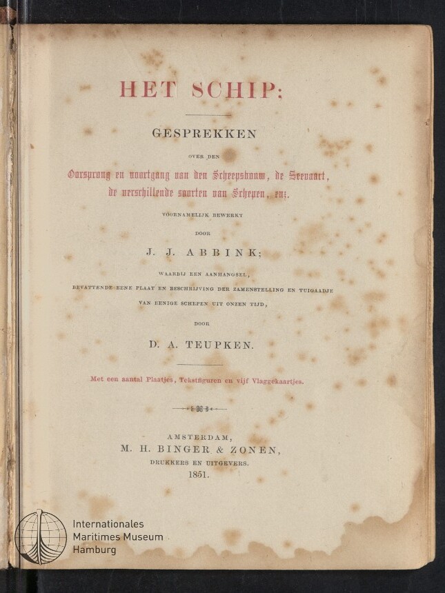 Titelseite des niederländischen Buchs 